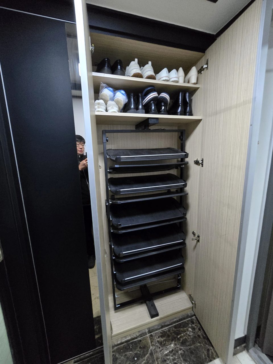 오피스텔 신발장 내부 리폼 시공 전